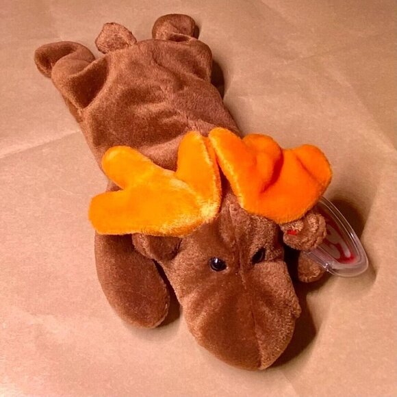 Ty Beanie Baby Original Chocolate 1993 Retired w/Rare Tag Errors Red Stamp #205 - Picture 3 of 12